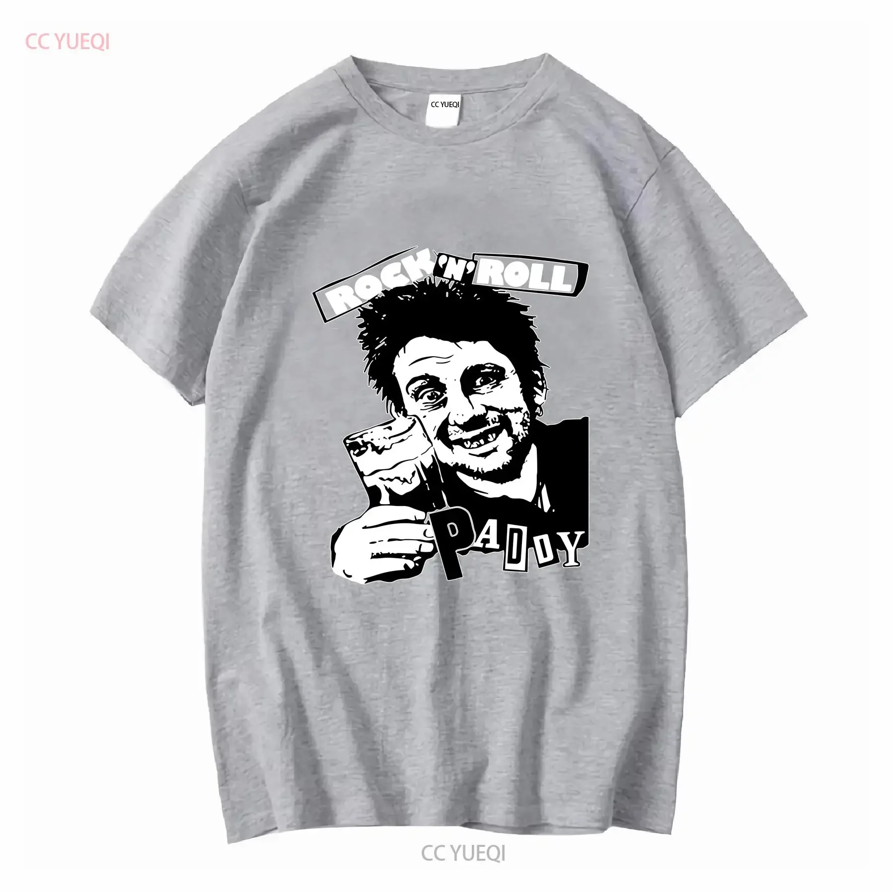 Фото Футболка The Pogues Shane MacGowan rock n roll Футболка всех размеров винтажная стираная универсальная дизайнерская одежда Верх для повседневной носки №4