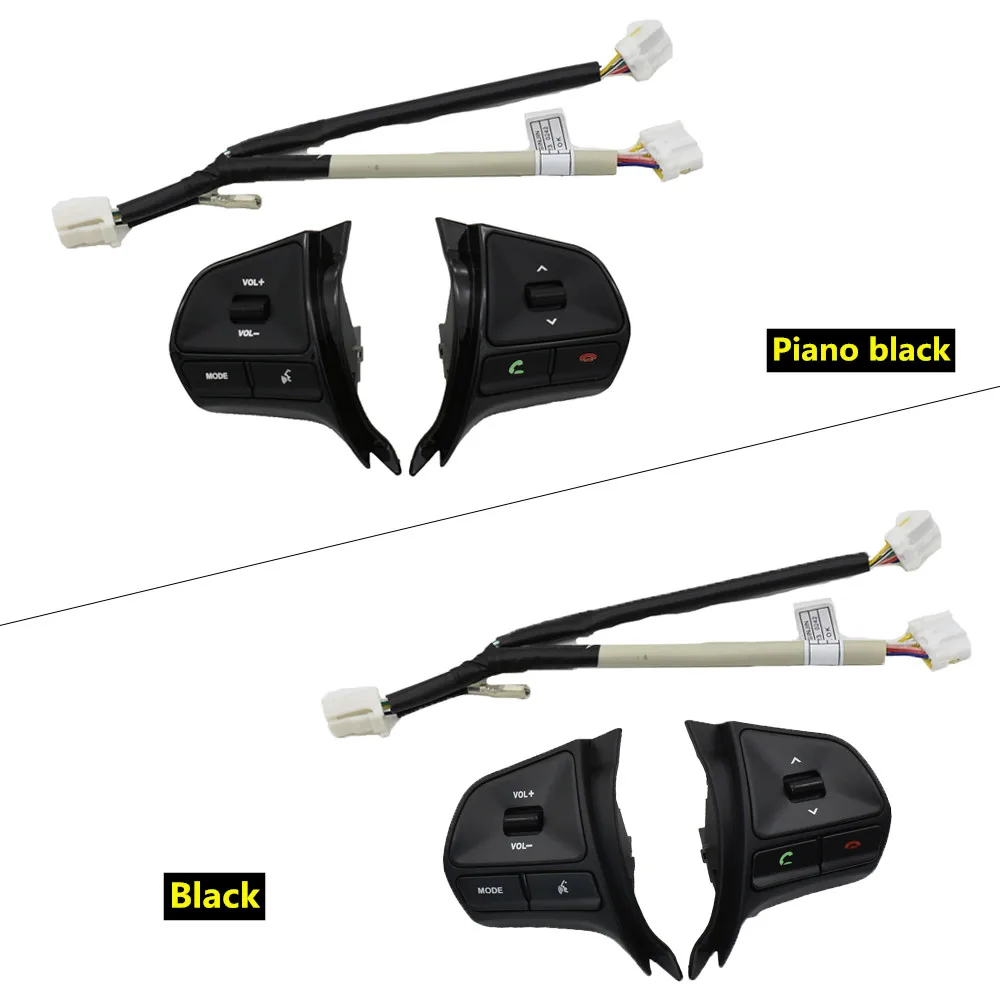 

For KIA RIO 2011-2014 Steering Wheel Button Audio Phone Volume Multifunctional Control Switch Bluetooth Car Accessories Auto