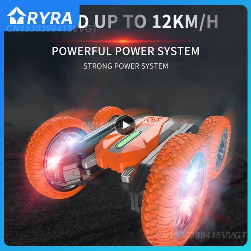 

New Design 2.4G GD99 RC Car Gesture Sensing Stunt Double Sided Driving Remote Control Stunt Car For Children's RC Toys Dropship