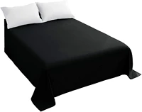 flat sheet top sheet premium hotel 1 piece luxury and soft quality bedding flat sheet wrinkle free stain resistant