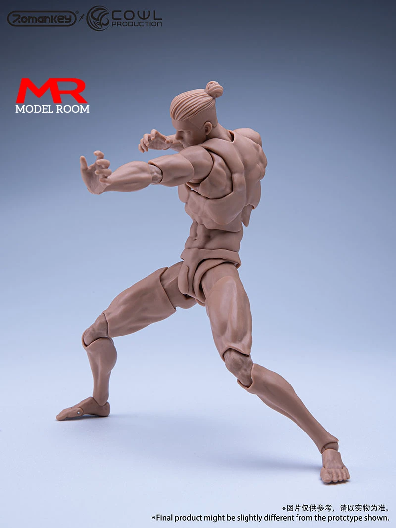 Фото Оригинальный Romankey X COWL 1/12, супер гибкий мужской шарнирный корпус, 16,5 см, сильная шарнирная фигурка солдата, тело куклы №5