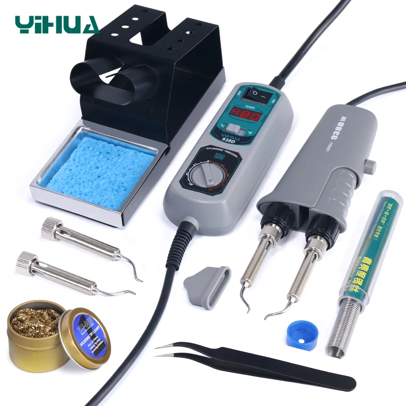 

YIHUA 938D портативная паяльная станция 220В