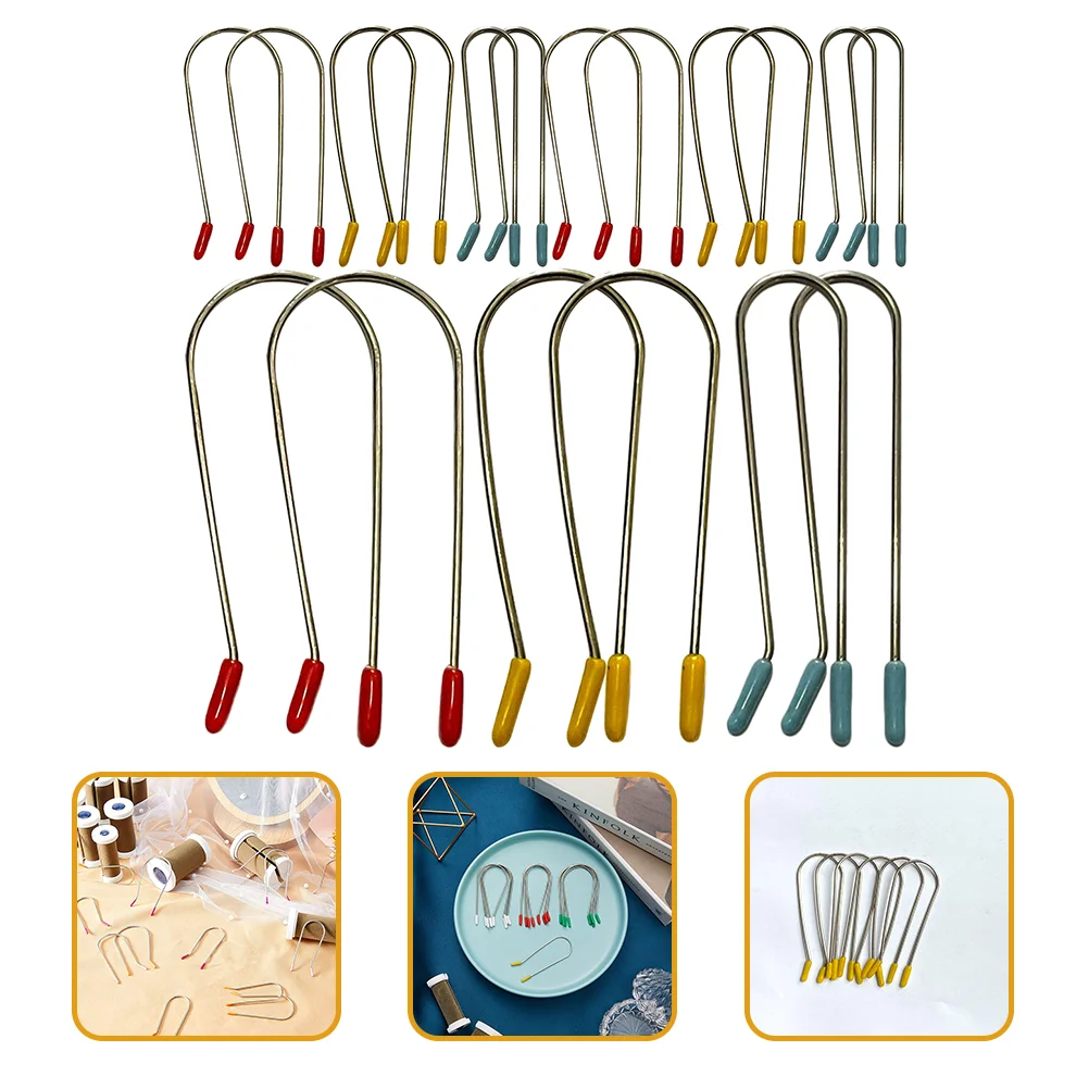 

24Pcs Hot Curler Clips Replacement Hot Roller Clips Rollers Securing Pin for Home Salon