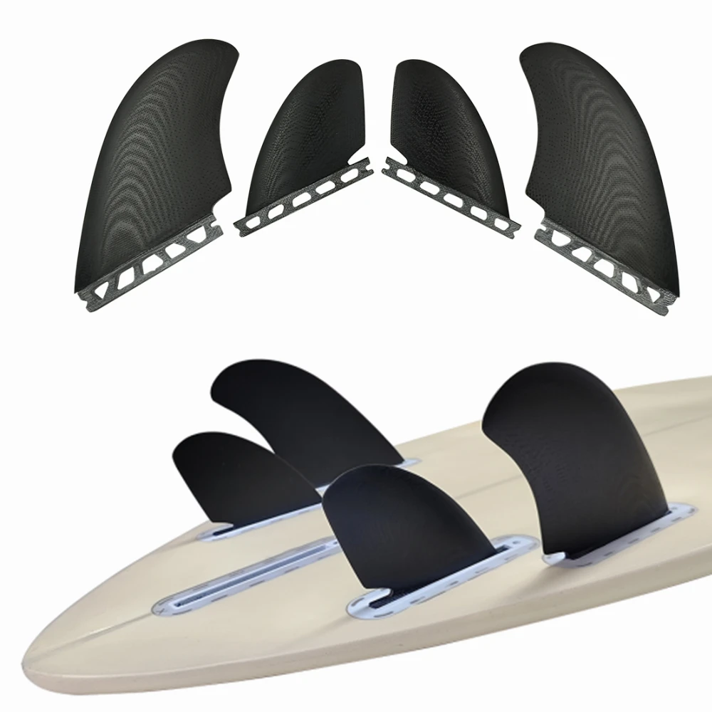 Ласты UPSURF FUTURE из стекловолокна RM Quad Fins-Twin Rear Fins/Twin Keel для доски серфинга
