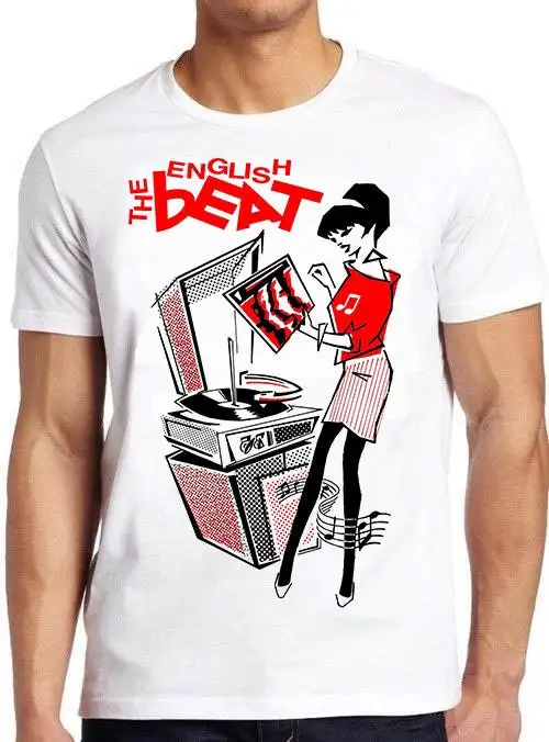 Футболка с надписью The English Beat B69 Rude Girl 2 тона Ska Cool