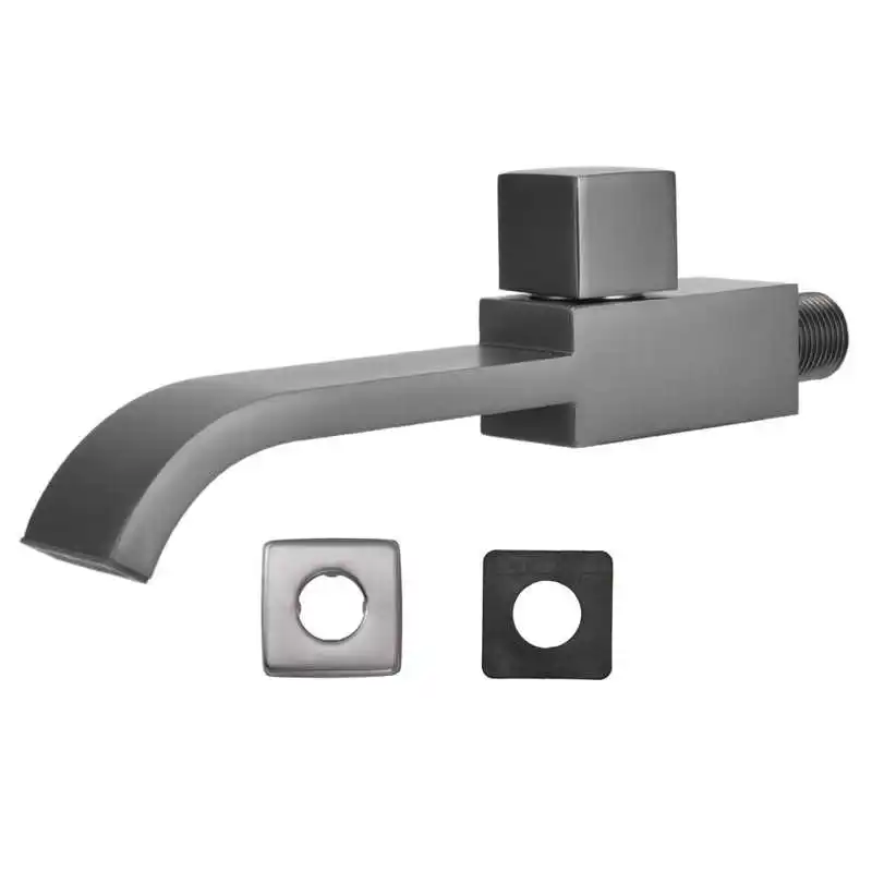 

Waterfall Wall Faucet G1/2 External Thread Sink Faucet for Kitchen