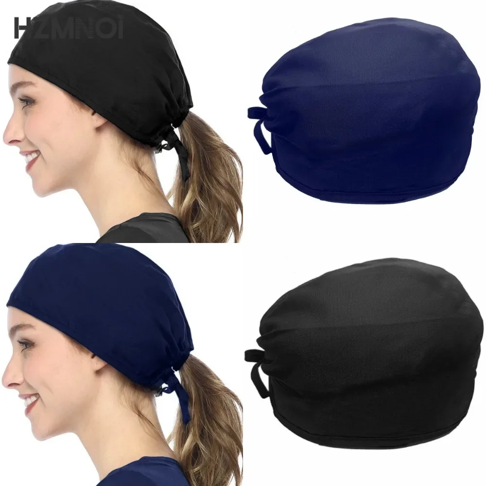 Регулируемые хирургические шапки-скрабы рабочая шапка с держателем для конского