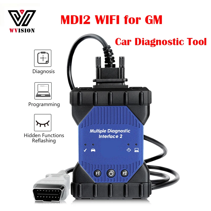 

MDI2 WIFI for GM Car Diagnostic Tools Tech2 GDS2 Tech2Win Software Sata HDD Key Programmer OBD2 Scanner For Opel For Chevrolet