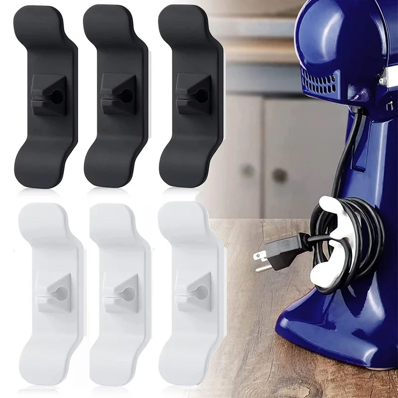 

2/4pcs Cord Wrapper Hooks Wire Cord Cable Organizer Air Fryer Coffee Machine Wrap Cable Protector Winder Household Appliances