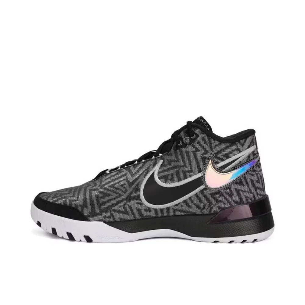 Фото Мужские баскетбольные кроссовки Nike LeBron NXXT: модные, универсальные, высококачественные, износостойкие, низкие - черные HF0711-004 №2