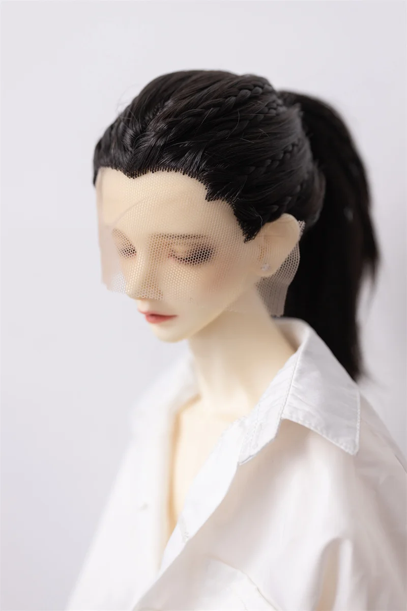 

BJD 3 points 4 points 6 points uncle fake hair wig hand hook braided ponytail shape four colors