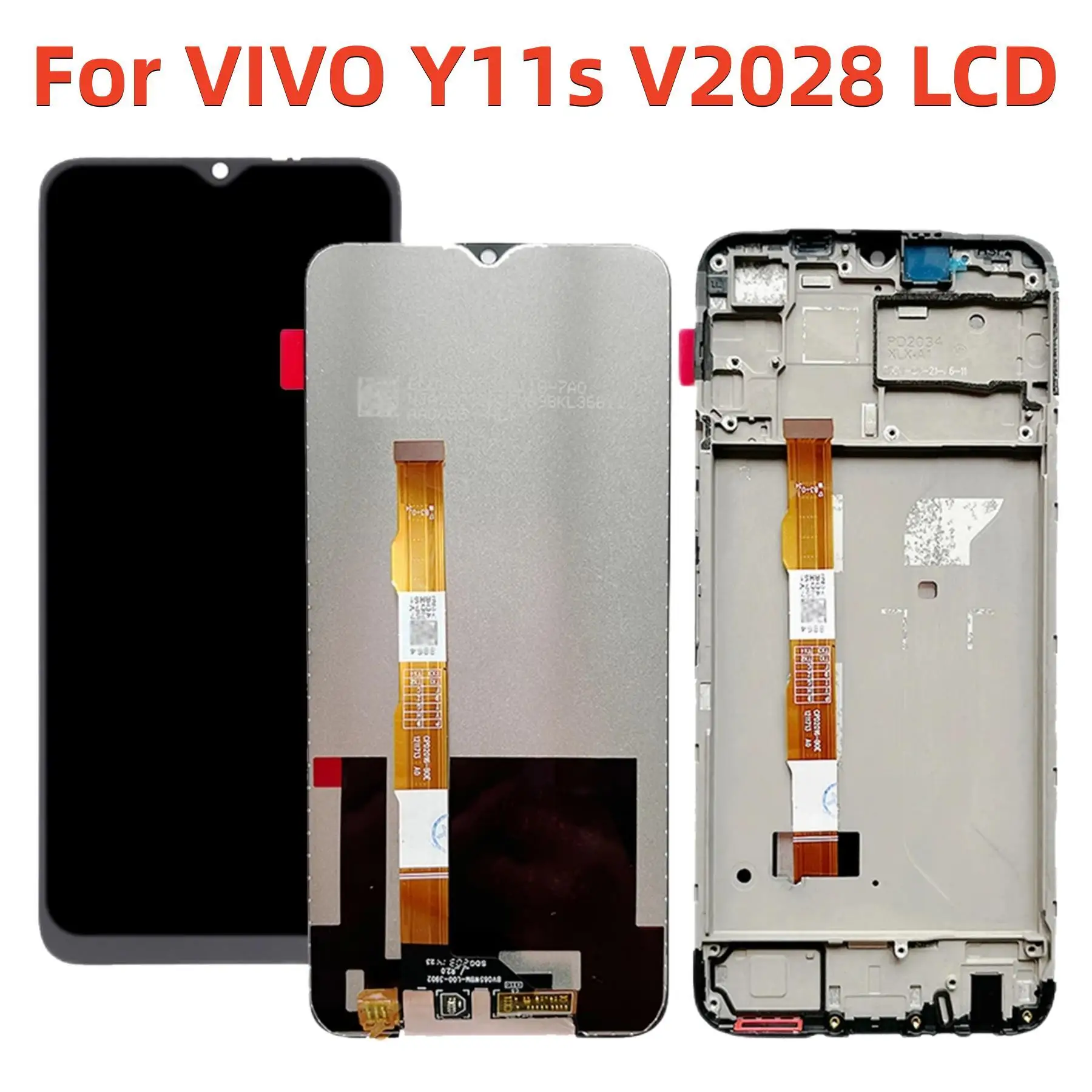 

Оригинальный ЖК-дисплей 6,51 дюйма для VIVO Y11s V2028, сменный сенсорный экран, дигитайзер в сборе для VIVO Y11 s LCD