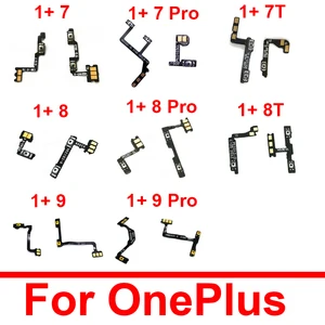 Шлейф кнопки вверхвниз для OnePlus 7 7T 8 Pro кнопка регулировки громкости Сменные запасные части