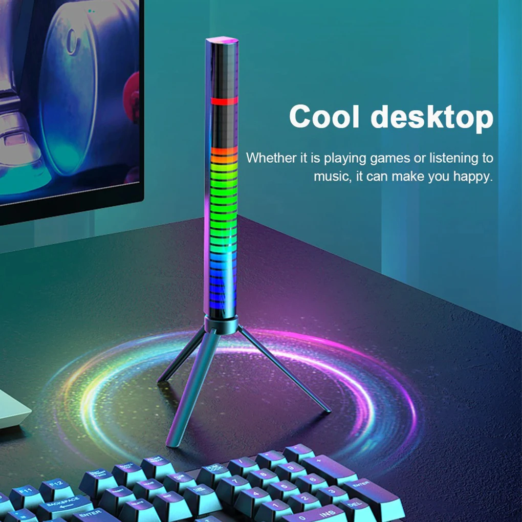 

Музыкальный ритм пикап освещение перезаряжаемая RGB цветная полоса праздничный бар автомобиль ТВ кино стол атмосфера ночник