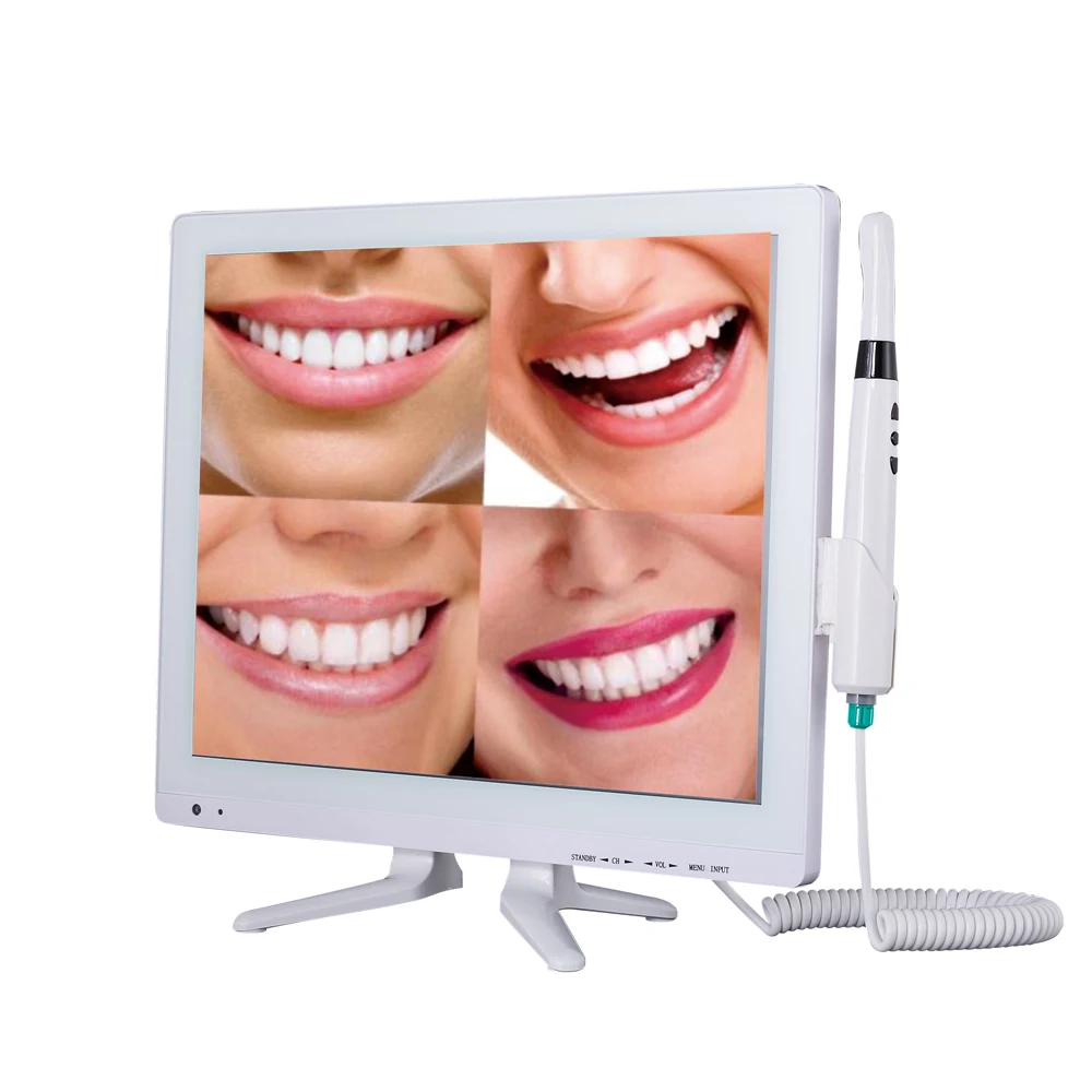 

AliGan Dental Equipment Medical new model hd 17 inch screen 1280*1024 Pixel High Resolution wifi usb Endoscope intraoral camera