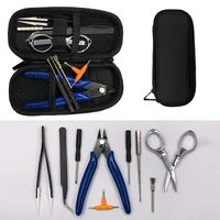 new mini vape diy tool bag tweezers pliers kit coil jig winding for packing electronic cigarette accessories for ego electronic