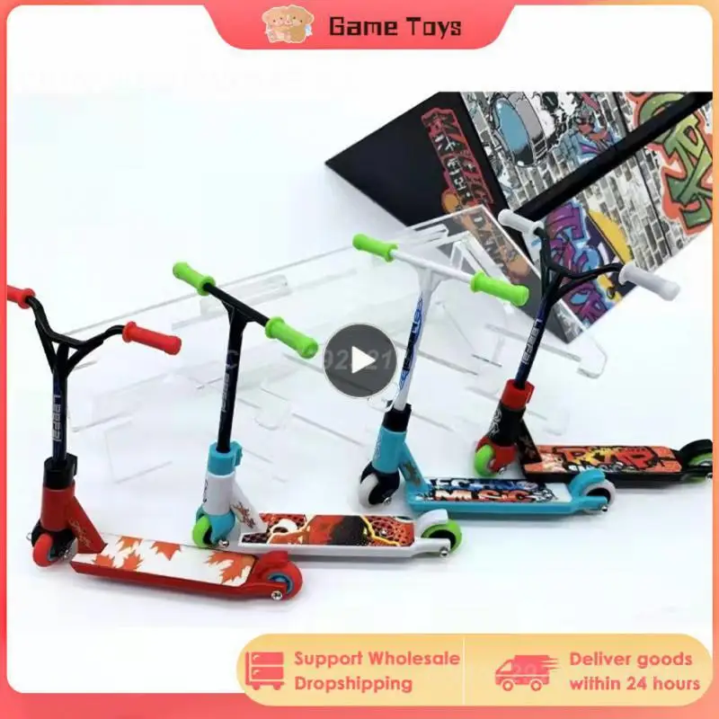 

1~7PCS Finger Scooter Funny Mini Finger Toys Educational Toy Skates Games Random Color Creative Interactive Toy Alloy