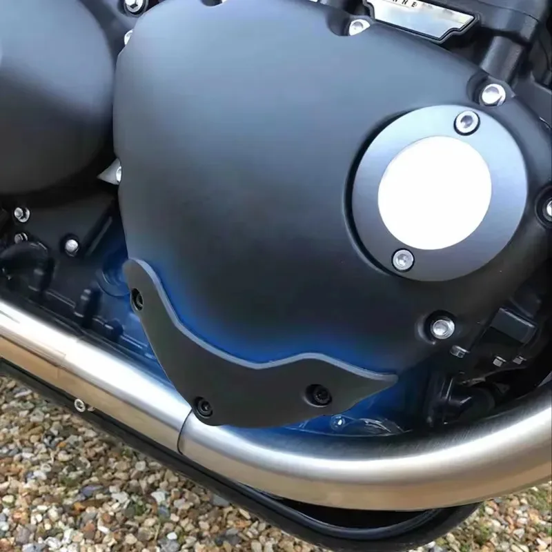 Фото Защита двигателя (слайдер) для мотоциклов Bonneville T100 Black, T120 Thruxton, 1200 / RS Street Twin / Scrambler №5