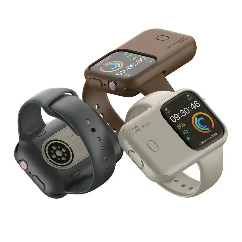 Беспроводное зарядное устройство для Apple Watch 1200 мАч внешний аккумулятор 45 мм 44 49