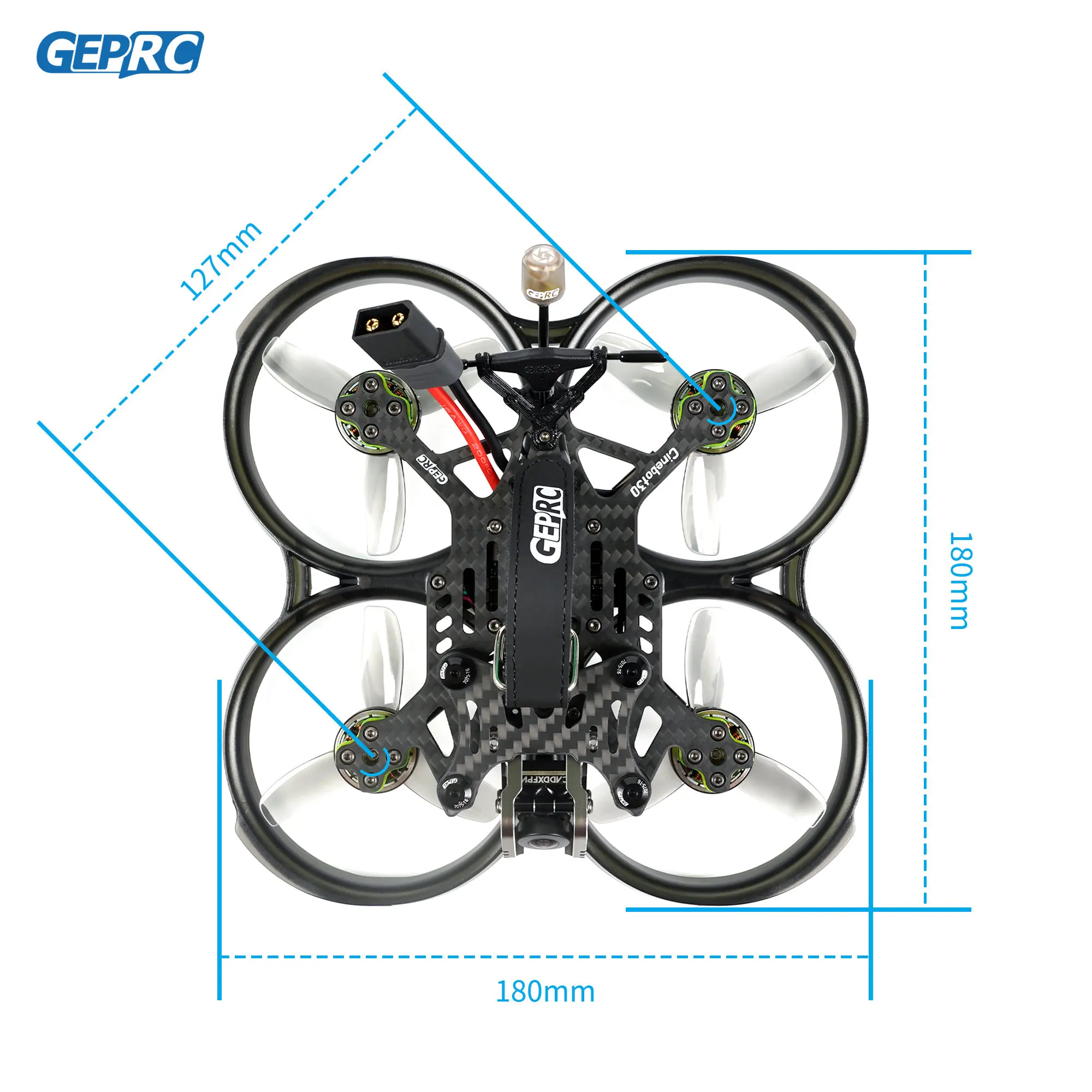 GEPRC Cinebot30 HD Vista Nebula PRO FPV Drone 3inch 6S FPV Drone ELRS 2.4 G  TBS Nano RX COB Lamp with System for Quadcopter FPV images - 6