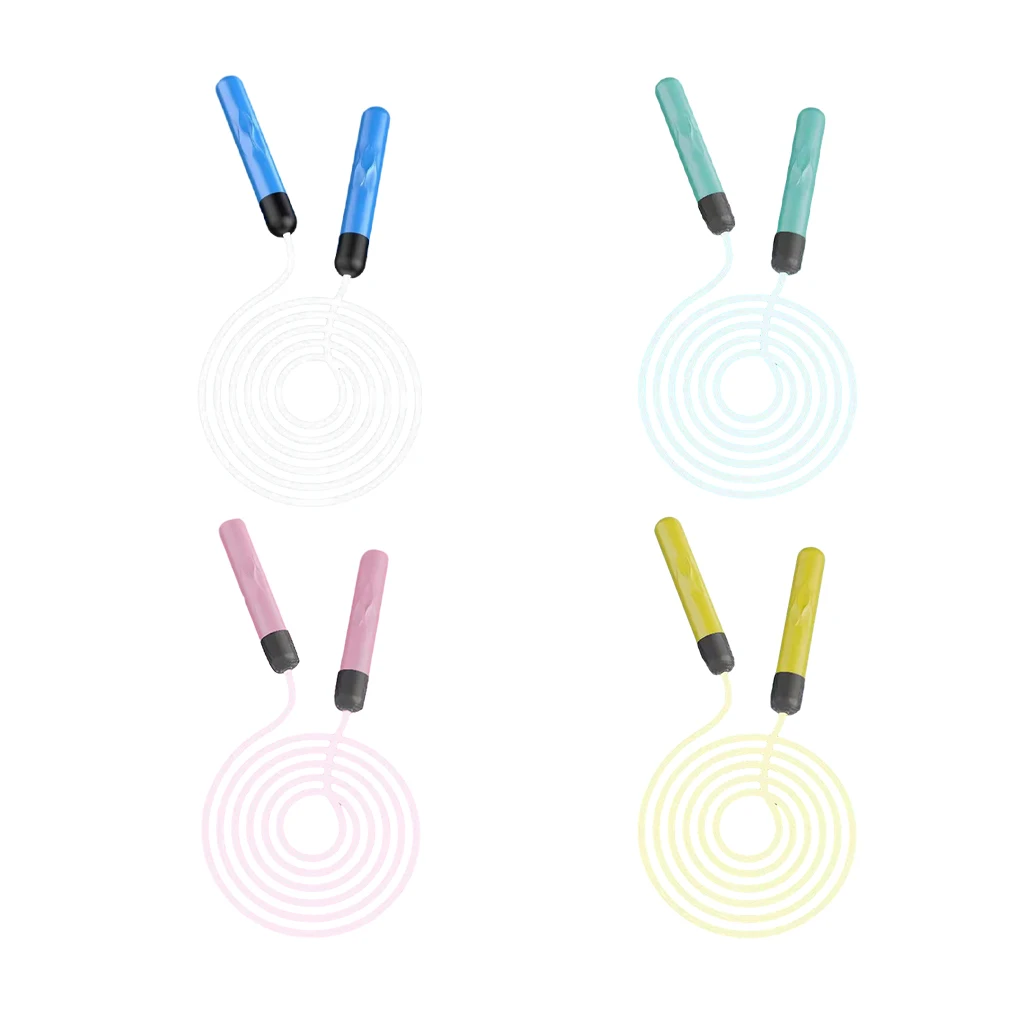 

Skipping Rope Jump Cable Fitness Prop Funny Workmanship Adjustable Multicolored Gym Supplies Sporting Equipment Blue