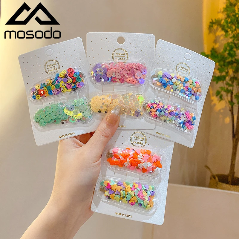 

2 шт., Детские разноцветные заколки для волос Mosodo