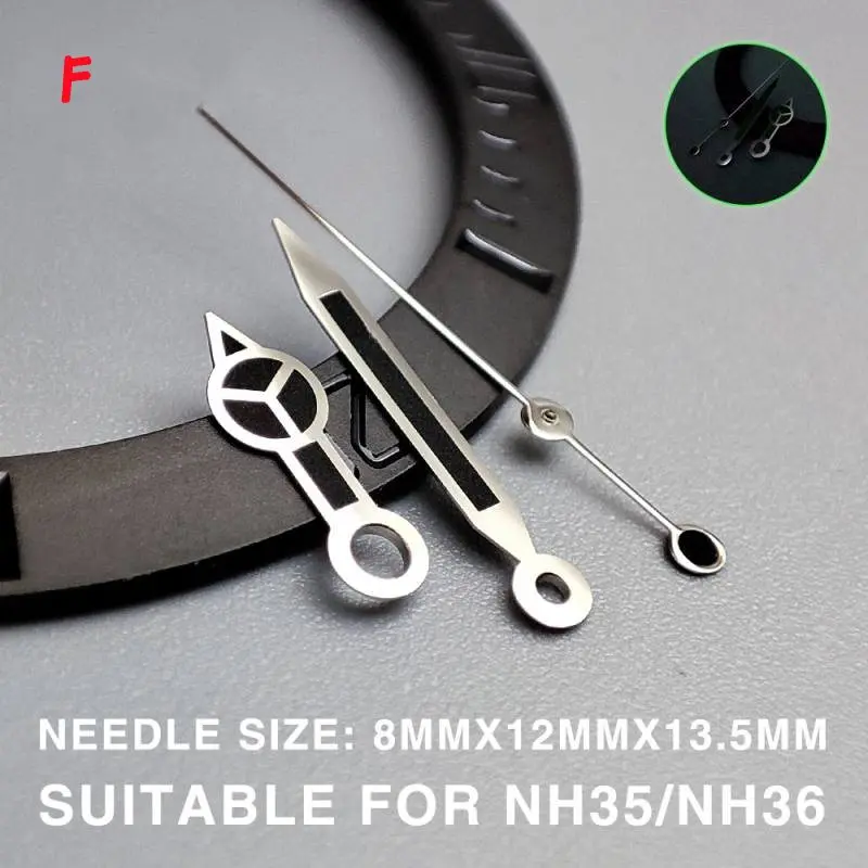 Mod NH35 NH36 Watch Accessories Pointer Super Green Luminous Hand Fits for NH35 NH36 NH38 4R 7S Automatic Movement