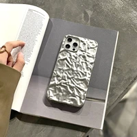 matte tin foil mobile phone case for iphone 13 12 pro max irregular pattern personalized mobile phone case huawei mate 40 nova