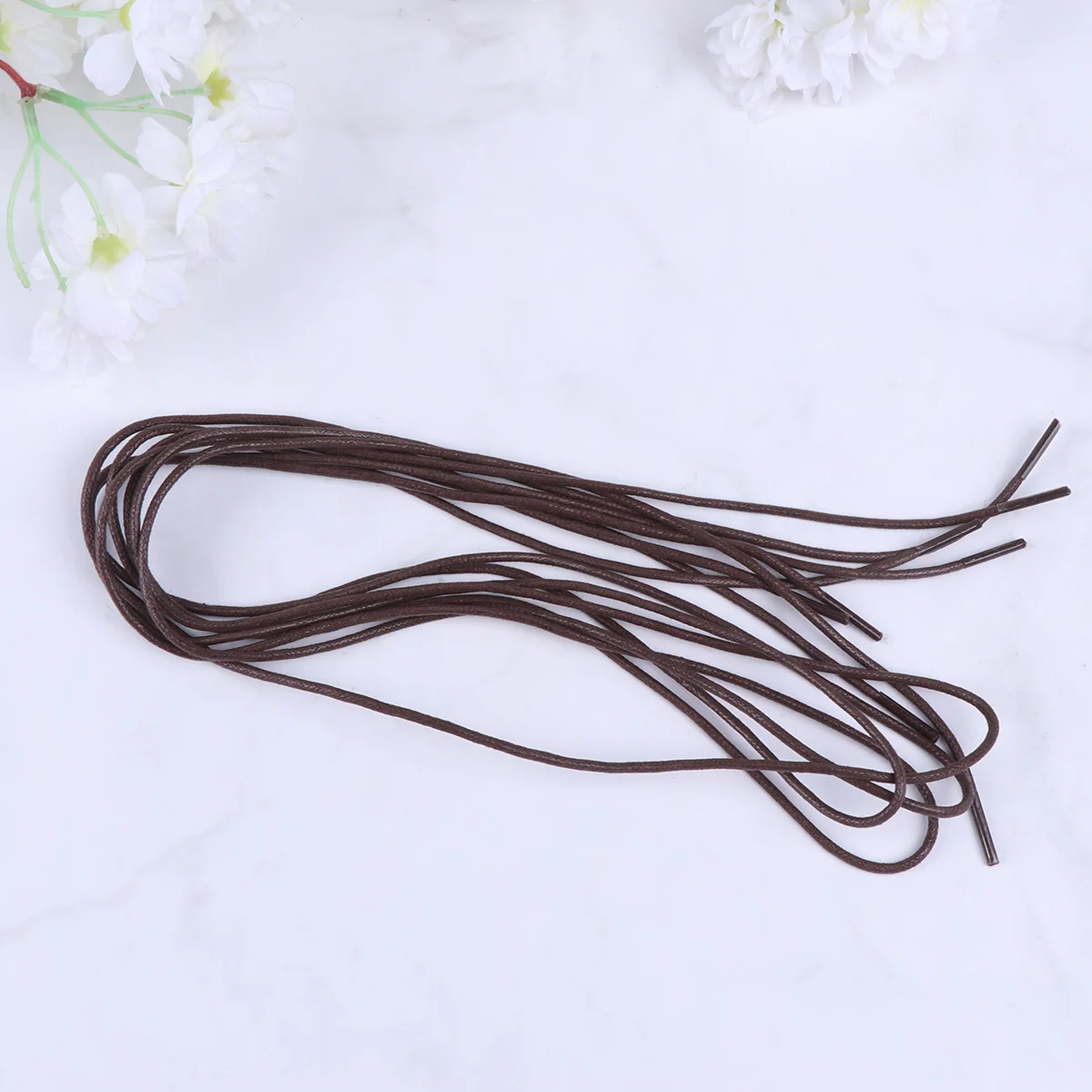 10 Pairs Black Work Boots Round Shoe Laces Dress Shoes Accessories Waxed Shoelace Shoelace Cord