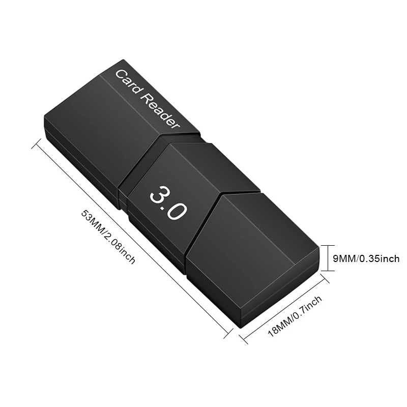 USB 3 0 TF кардридер высокоскоростной Micro SD записывающее устройство Plug Play адаптер