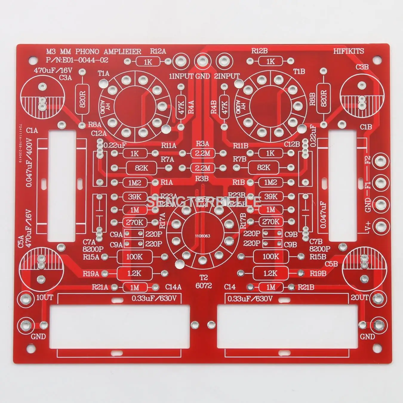 HiFi A-N L3 набор телефонной платы 12AY7 /6072A трубка Riaa MM телефонная Плата усилителя