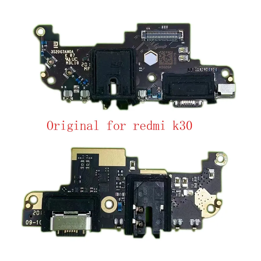 

Оригинальное зарядное USB-устройство, зарядный порт для Xiaomi Redmi K30 4G, фоторазъем для док-станции, плата микрофона, гибкий кабель, Запасная част...