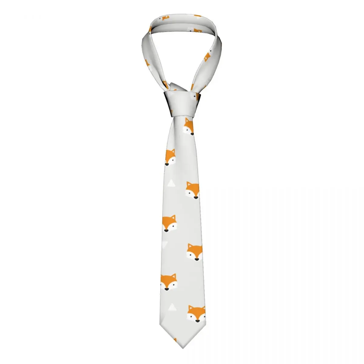 

Fox Men Women Necktie Casual Polyester 8 cm Narrow Neck Ties for Mens Shirt Accessories Gravatas Business