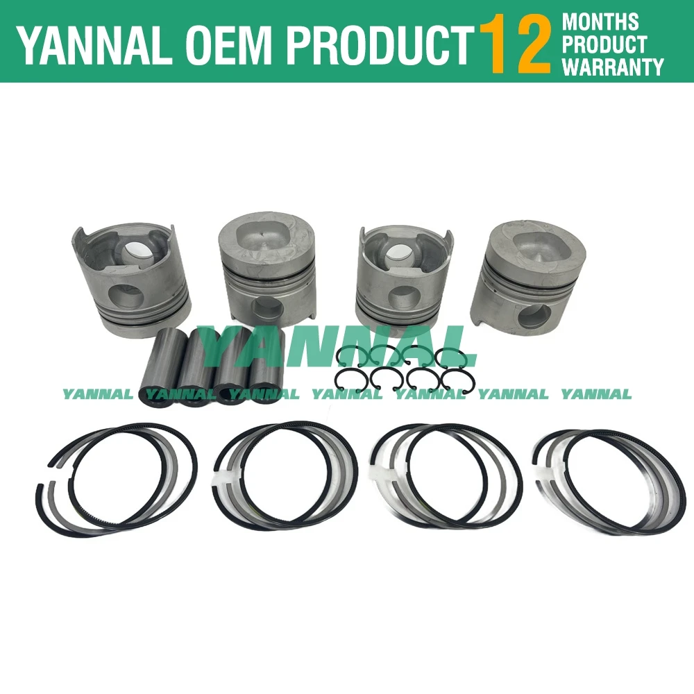 Для ISUZU 4BD2 4BD2T Комплект для ремонта двигателя с комплектом прокладок Поршневые