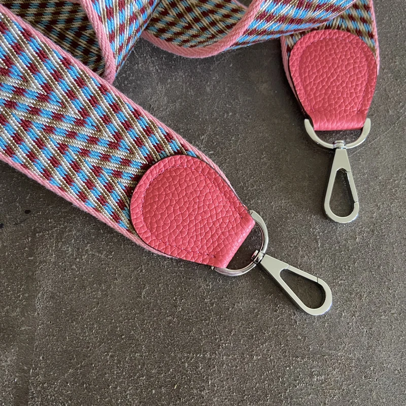 Custom Bag Strap The Latest Fashion Evelyn Bag Wide Canvas Strap Webbing Original Leather Bag Strap