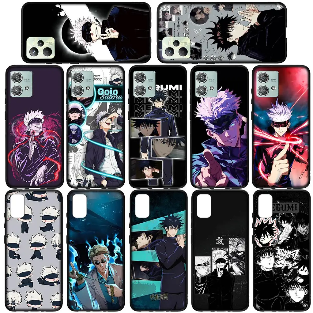 Fushiguro Megumi Jujutsus Gojo Satoru Kaisens Case for Samsung Galaxy S22 S21 S20 Fe Ultra S8 Plus + S7 Edge M15 Phone Cover