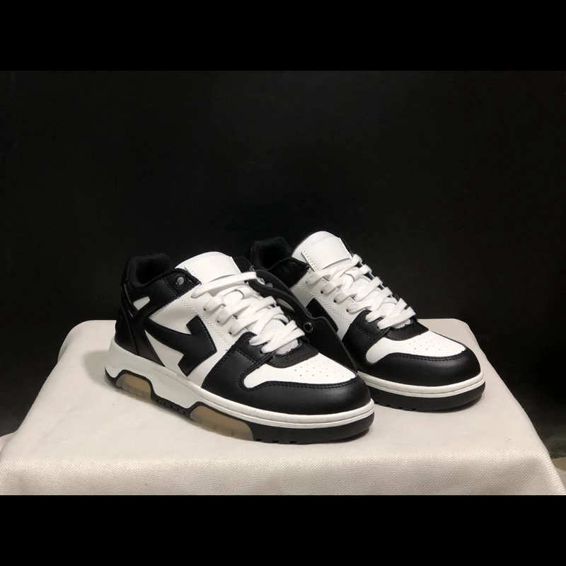 

TOP Quality Lace Up Off Mixed Colors Shoes OW Women Designer Luxury Casual Outdoor Man Sports Shoe Small White Soft Office Shoes