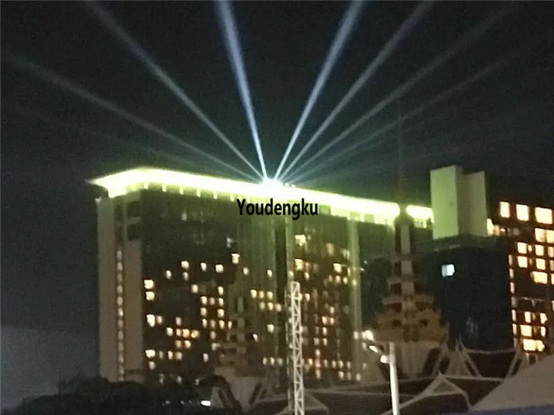 1 шт. высокая яркость водонепроницаемый луч уличный движущийся головной