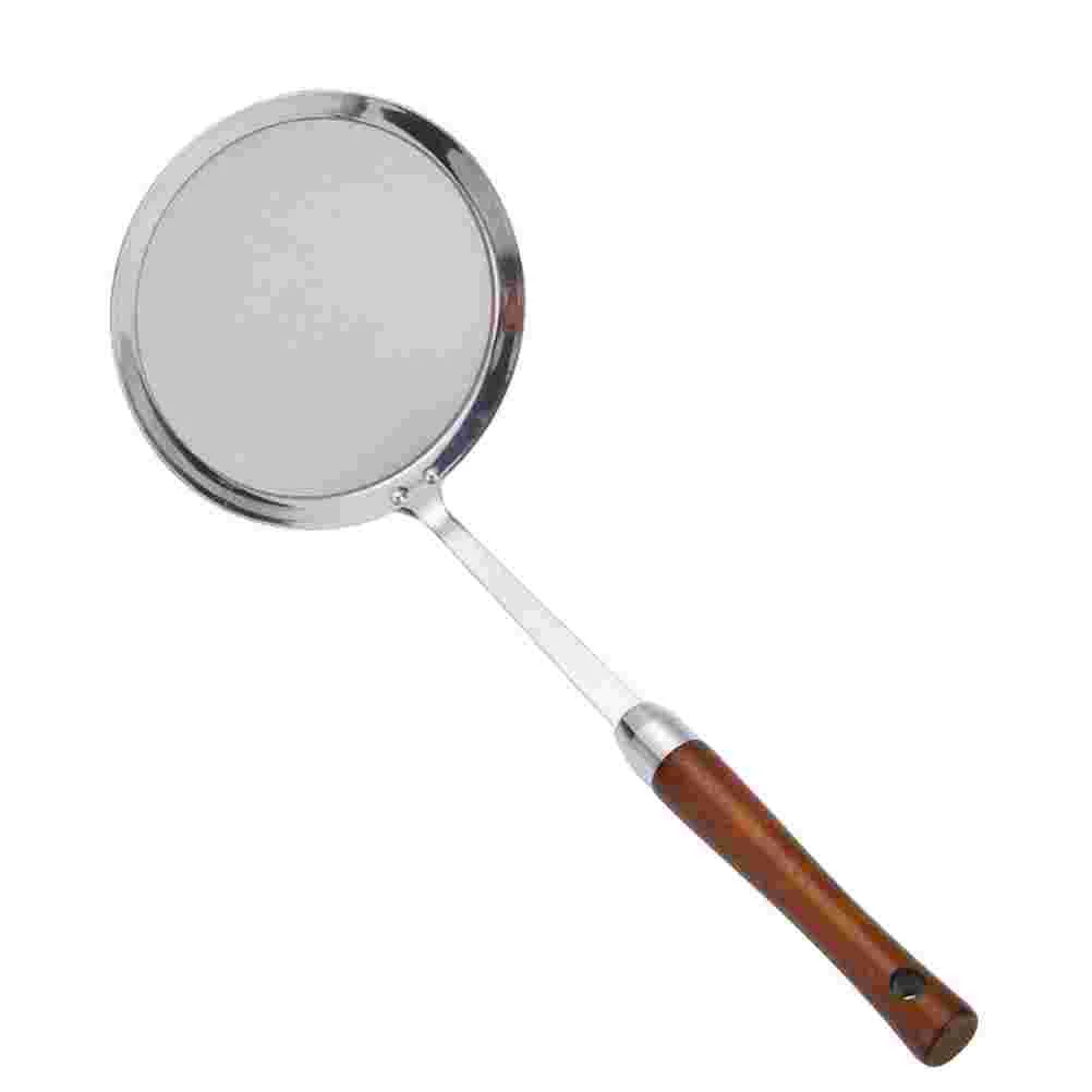 

Strainer Spoon Skimmer Mesh Sieve Ladle Colander Oil Fine Stainless Steel Sifter Slotted Wire Grease Soup Hot Pot Tool