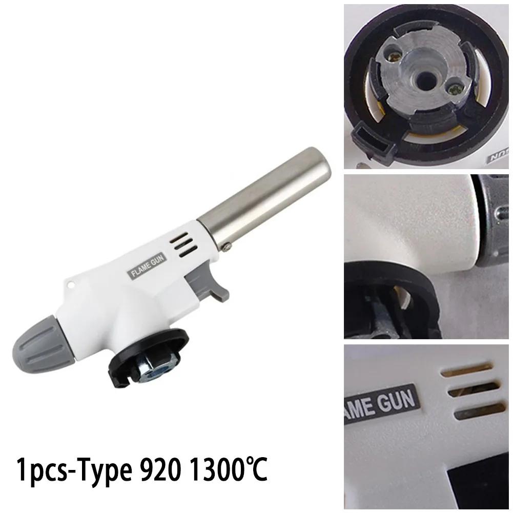

Welding Gas Burner Butane Injection Torch Automatic Ignition Welding Tool Torch Cooking Baking BBQ Flame Gun Spray Gun