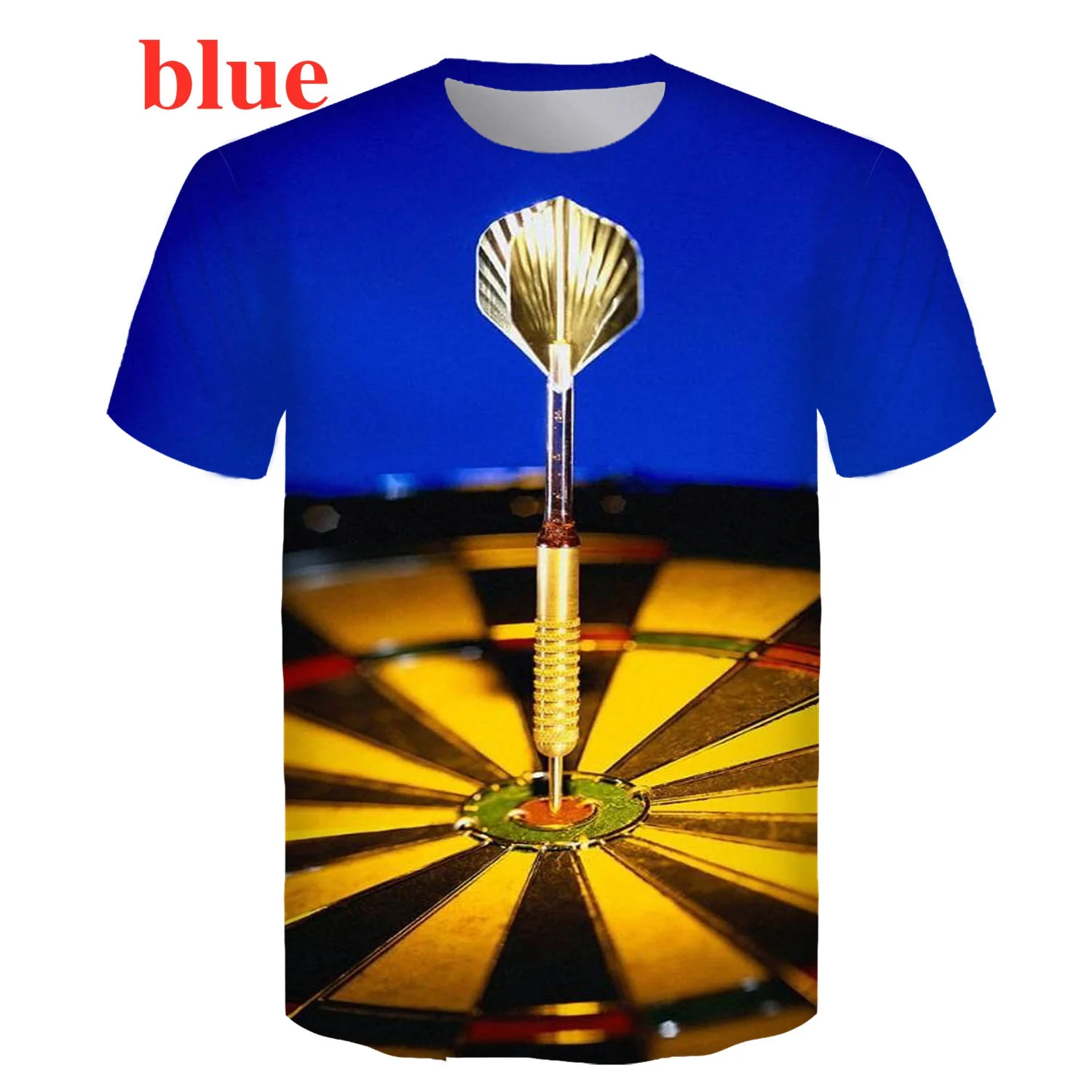 

Personality Dart Board 3d Printed T Shirt Summer Hipster Short Sleeve Cool Fashion Tee Tops