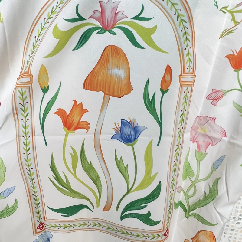 Colorful Letters Logo CASABLANCA Multi Floral Print Mesh Shorts Set Men Women Thin Silk Fabric Casual Hawaii Beach Short Suit