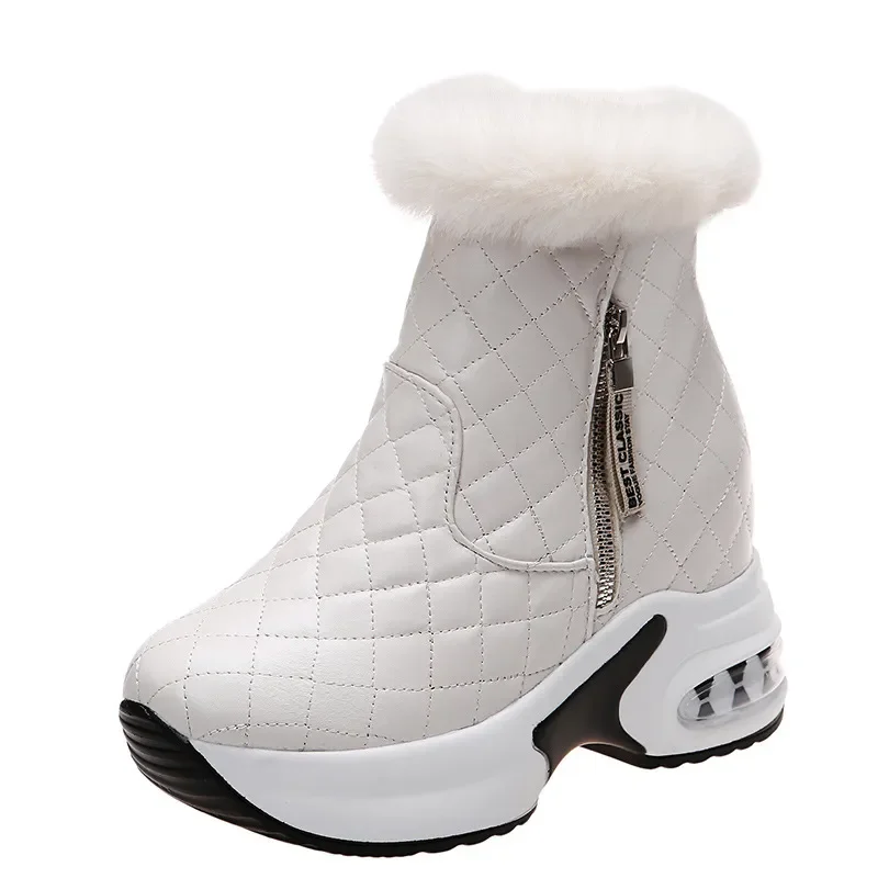 

Winter Women Warm Sneakers Platform Snow Boots 2023 Ankle Boots Female Causal Shoes Ankle Boots for Women Zipper Ladies Boots