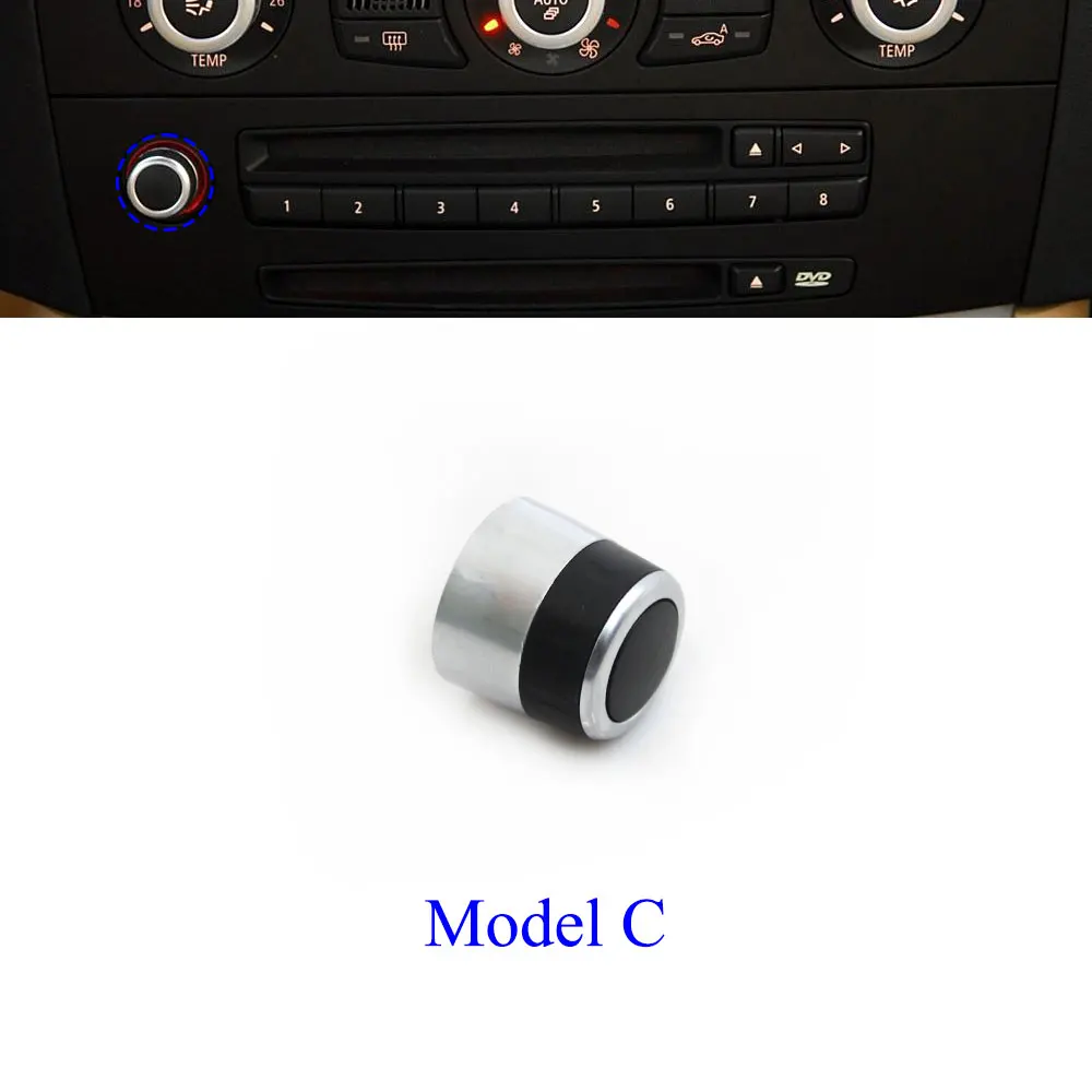 

Для BMW 5 7 серии E60 E61 E65 E66 автомобильная приборная панель мультимедийный радио CD-плеер переключатель громкости кнопка замена ручки 2004-2007