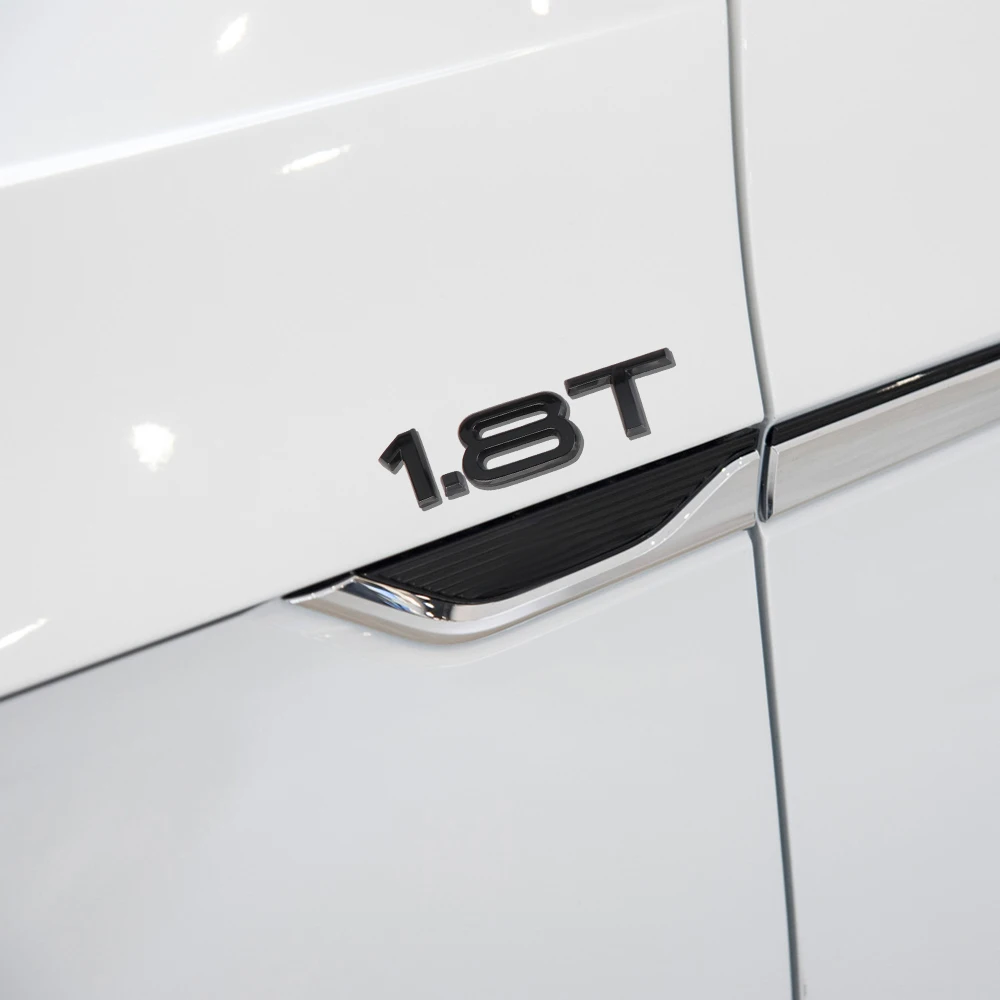 3D ABS черный/серебристый 2 0 т V10 V8T TFSI 1 8 V6T буквы автомобильное крыло боковая эмблема