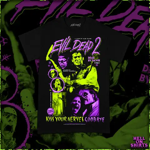 Футболка с коротким рукавом и принтом злых мертвецов