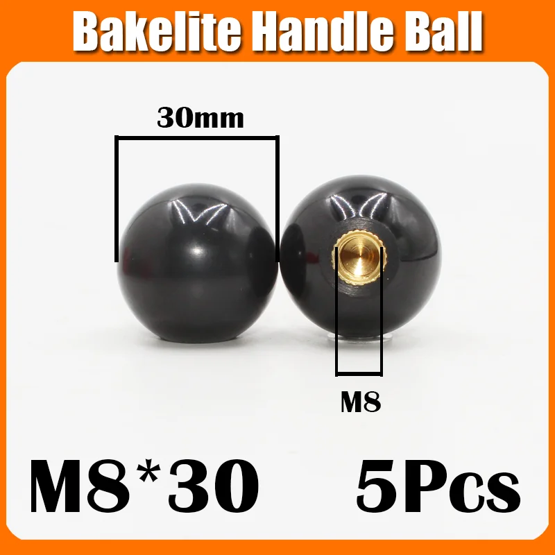 

Ручки рычага из бакелита с медным сердечником 5 шт.