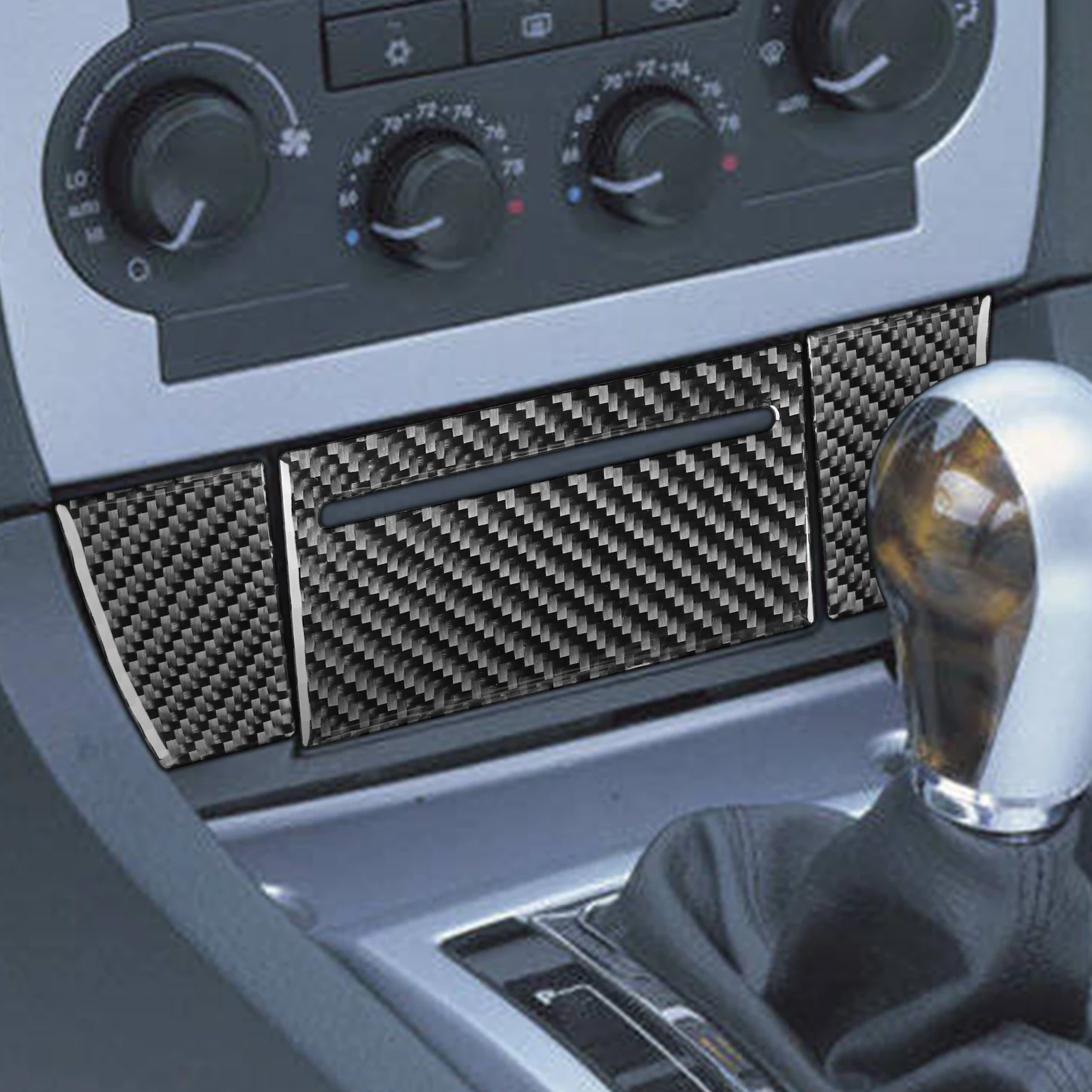 Фото Для Chrysler 300 300C 2005 2006 2007, кнопка обогрева сиденья, декоративная крышка, наклейка, наклейка, аксессуары для салона автомобиля, углеродное волокно №3