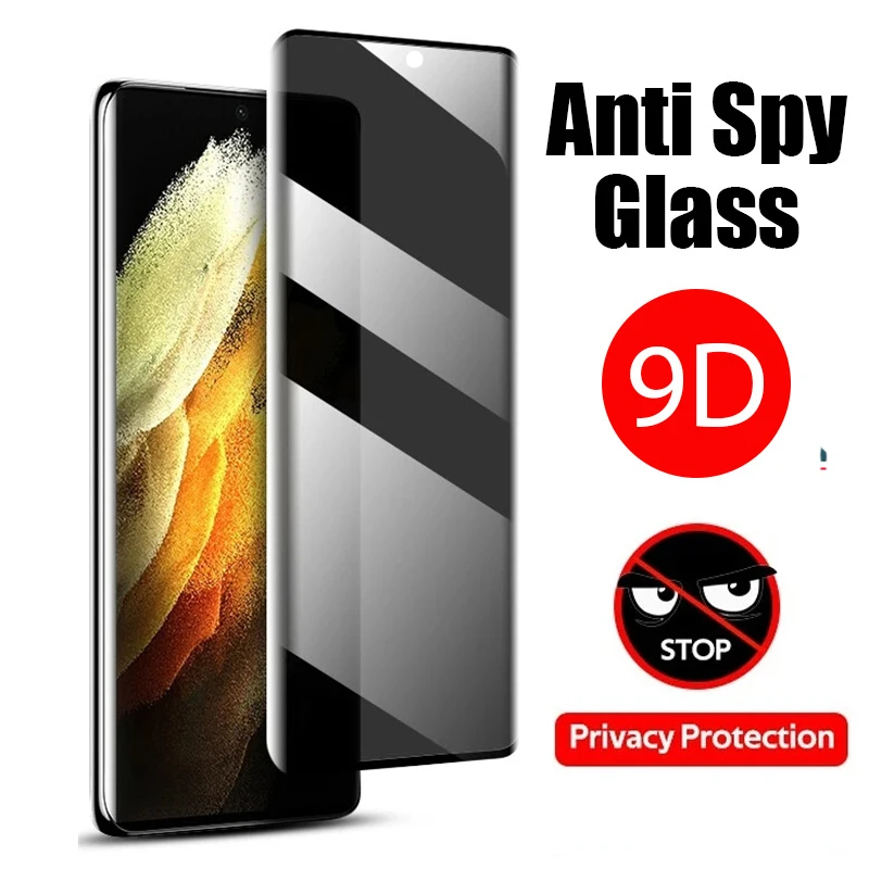 

Privacy Screen Protectors for Samsung S22 S23 Ultra S21 S20 FE S8 S9 S10 Plus S10e Note 10 Lite 9 8 M21 M31 Anti-spy Glass Film