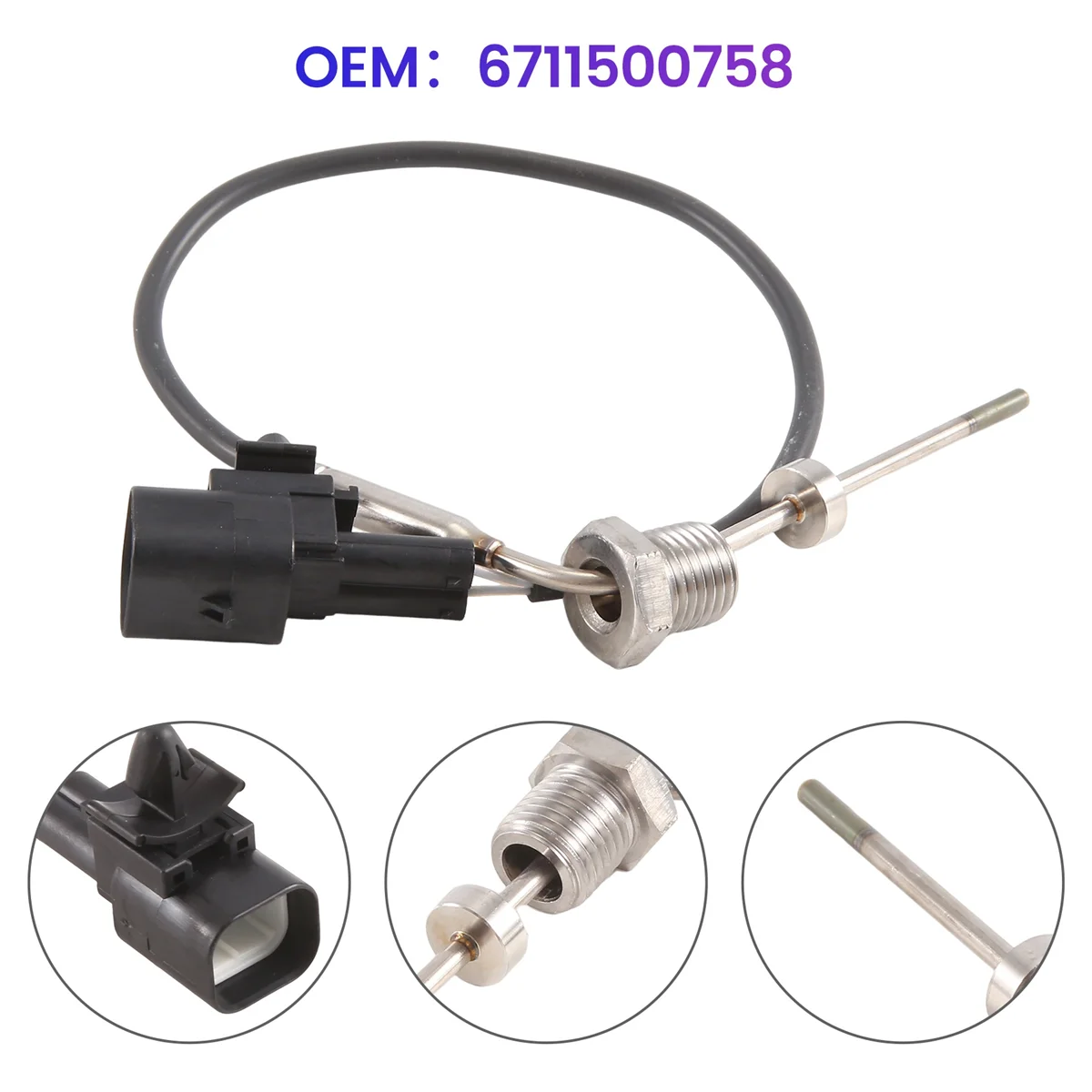 6711500758 Задний датчик температуры автомобиля для Ssangyong Rexton W 2013+ 67115-00758